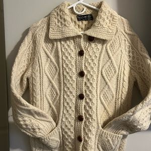 100% wool cardigan